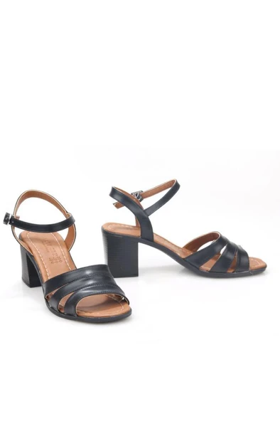 Papuçcity Frzn 03241 5 Cm Topuklu Kadın Sandalet - 6