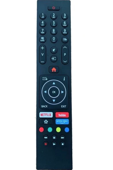 Weko Vestel Turn LED Tv Kumandası - Netflix, Youtube, Primevideo Tuşlu
