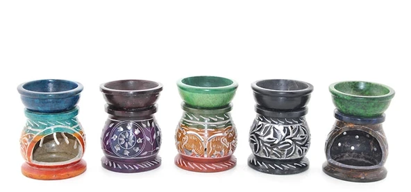 Obsidian Taşı Buhurdanlık Ksk2232 - 2