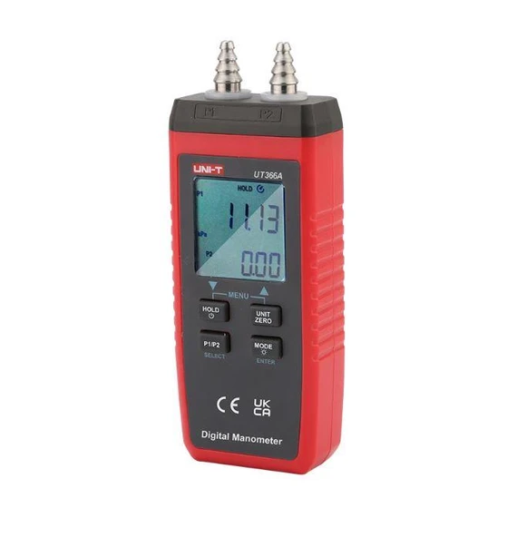Unı-t Ut 366A Dijital Manometre Basınç Ölçer Test Cihazı - 3