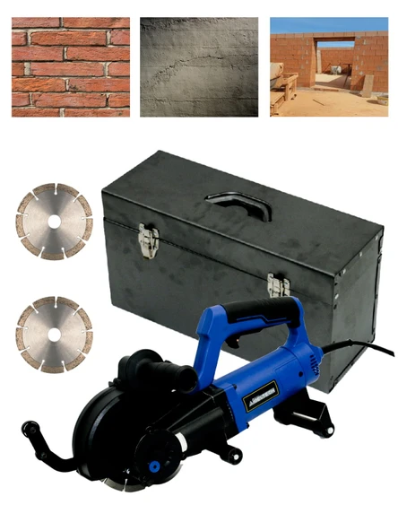 Germany Style İbeltech 1600 Watt 8900 RPM Duvar Kanal Oluk Açma Makinesi