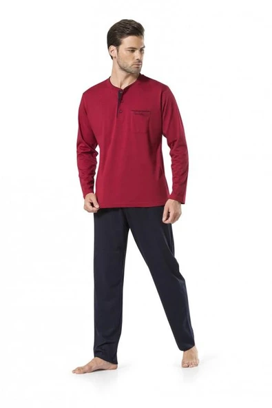Pierre Cardin 5'li Robdöşambırlı Uzun & Kısa Kol Şortlu Uzun Pijama Takım Özel Kutulu Damat Çeyiz Seti - 2