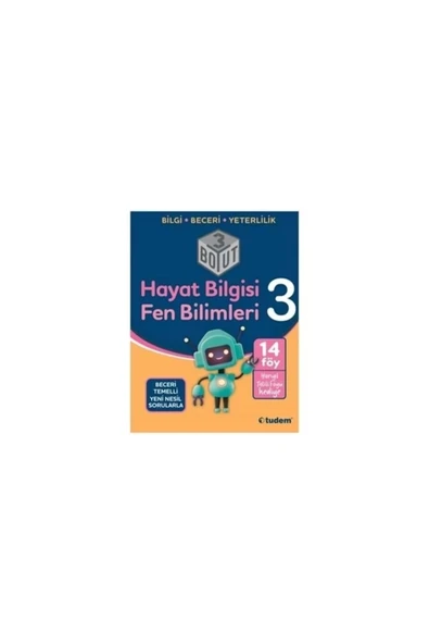 Tudem 3.Sınıf Hayat Bilgisi Fen Bilimleri 3 Boyut 14 Föy ürün görseli 1