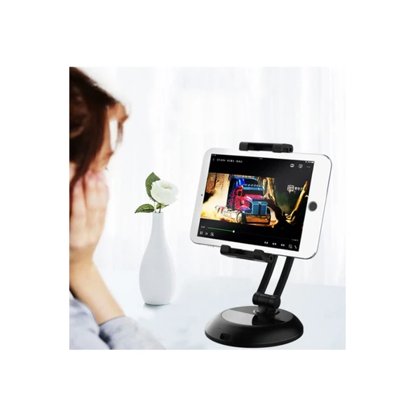 Masa Üstü 360 Derece Ayarlanabilir Tablet Tutucu Telefon Standı 6.3’’- 11 İnç’’ Masaüstü Tablet - 2