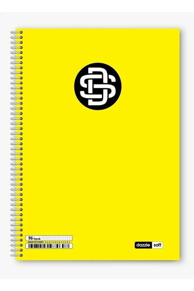 Umut A-4 Dazzle Soft Spiralli Pp Kapak 72 Yp Kareli Defter - 3