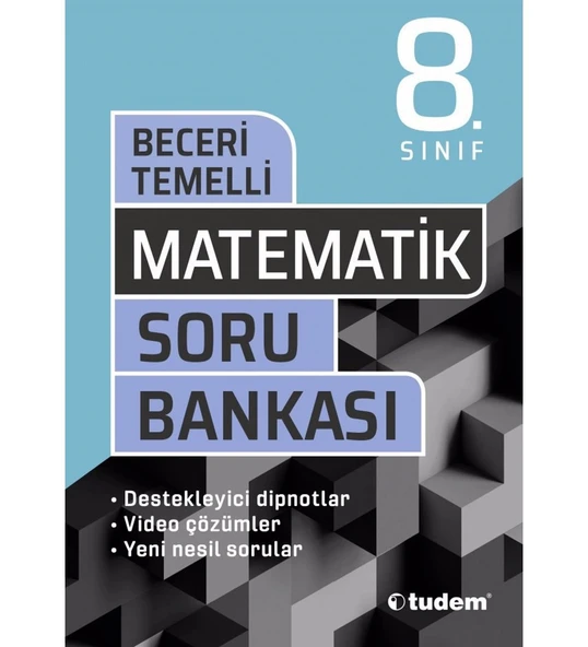 Tudem 8.Sınıf Matematik Beceri Temelli Soru Bankası ürün görseli