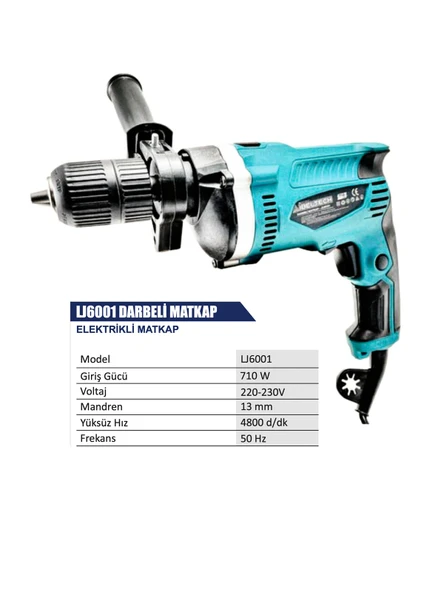 Germany Style İbeltech JL6001 13 mm Elektrikli Darbeli Matkap - 2