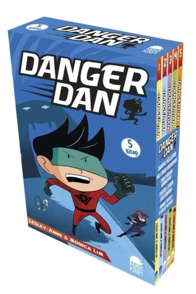 Dangerdan 5 Kitap Set Mavi Kirpi