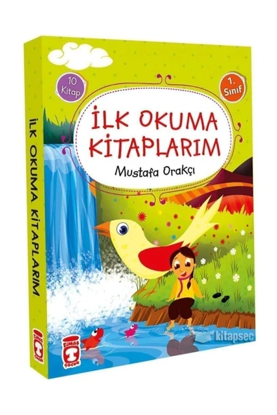 İlk Okuma Kitaplarım Düz Yazılı 10 Kitap Timaşçocuk