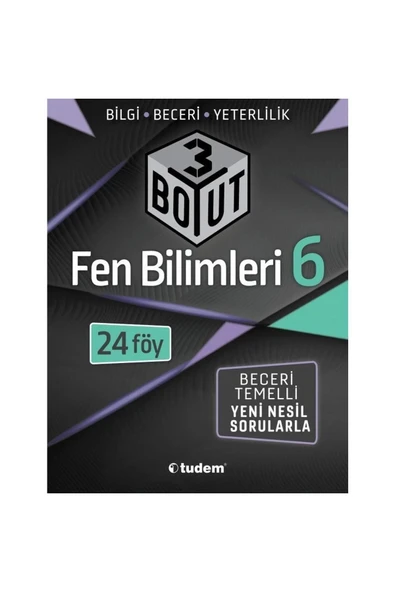 Tudem 6.Sınıf Fen Bilimleri 3 Boyut