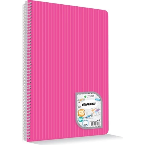 Çınar 73017 Colormaxı Sipiralli A4 Pp Kapak 40 Yp Kareli Defter