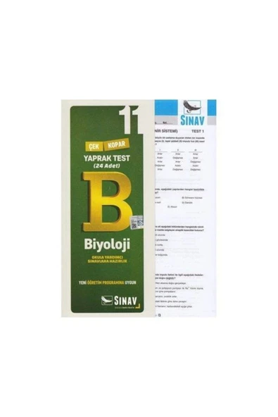 Sınav 11.Sınıf Biyoloji Yaprak Test ürün görseli 1