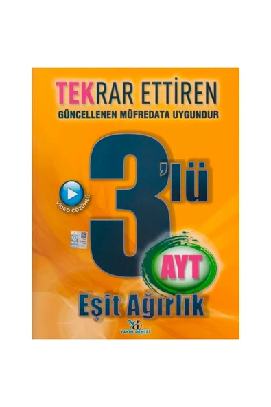 Ayt Eşit Ağırlık 3 Lü Deneme Yayın Denizi - 3