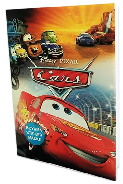 Disney Cars Sticker- Boyama-Maske Doğan