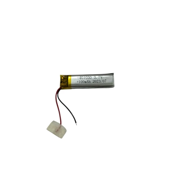 401030 3.7v 100 Mah Li-polymer Pil Devreli/1.5a Tg-53-vice/(1395) 3334