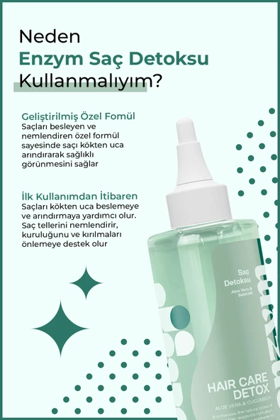 Aloe Vera & Salatalık Saç Toniği ENZYM - 2