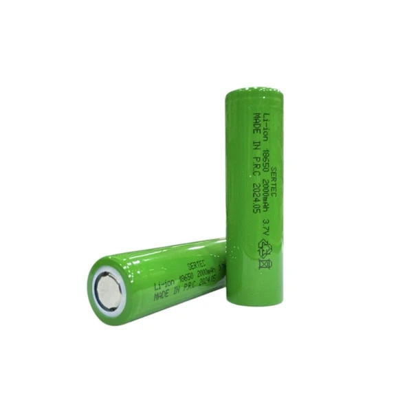 18650 3.7v 2000 Mah 1c Li-ıon Şarjlı Pil