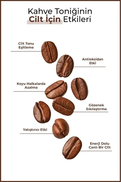 Saç ve Cilt Doğal Kahve Toniği Enzym - Resim 3
