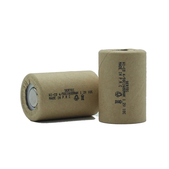 1.2v Ni-cd  4/5 Sc 1500 Mah Kağıt Şarjlı Pil 10c Başsız/flat Head Tg-53-vice/(1395) 3359 ürün görseli 1