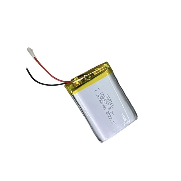 103450 3.7v 2000 Mah Li-polymer Pil Devreli/1.5a Tg-53-vice/(1395) 3327 ürün görseli 1