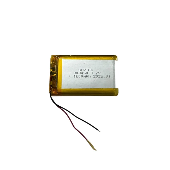 803450 3.7v 1500mah Li-polymer Pil Devreli/1.5a Tg-53-vice/(1395) 3353
