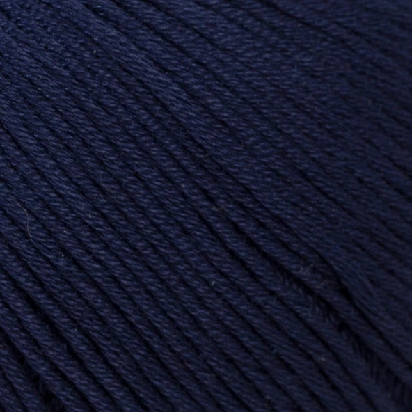 La Mia Mercerized Cotton Koyu Mavi El Örgü İpi - 117 - 33590 - 2