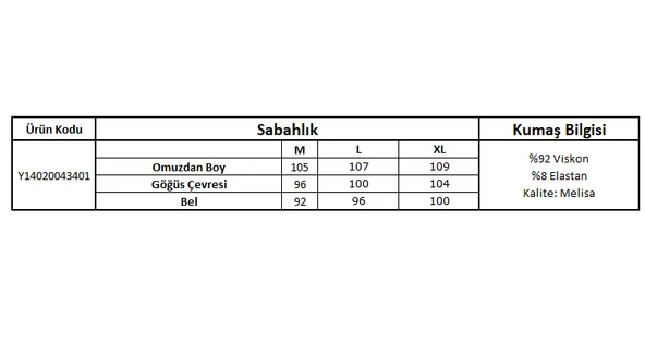 Yakası ve Kol Ucu Dantelli Kurdele Detaylı Tek Sabahlık - 3