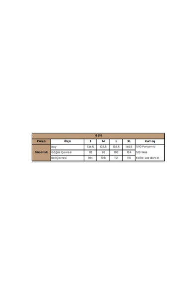 Uzun Kollu Dantelli ve Kuşaklı Sabahlık - 3