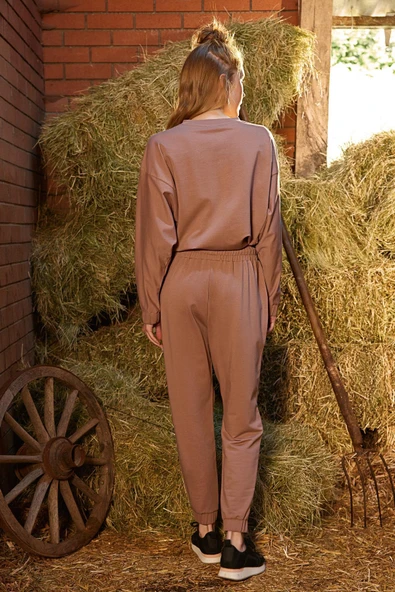 Yazı Baskılı "We Are Happy" Pijama Takımı - 6