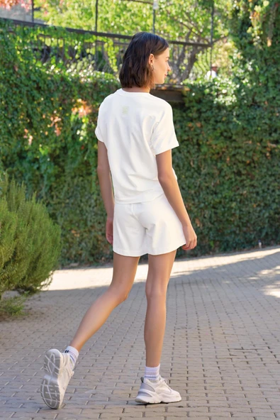 Kısa Kollu Nothing Changes Alt Üst Takım - Resim 7