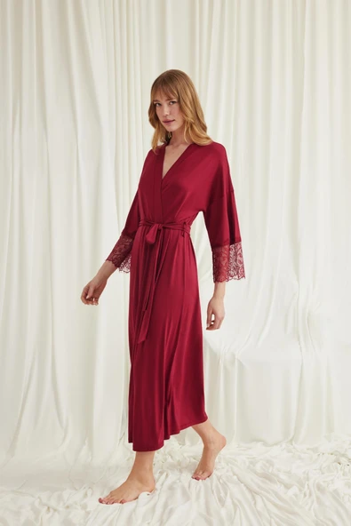 Dantelli ve Kuşaklı Sabahlık - 4