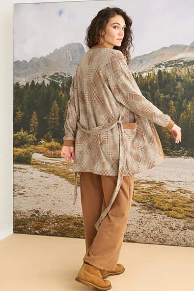 Desenli 3'lü Alt Üst Takım - Resim 6