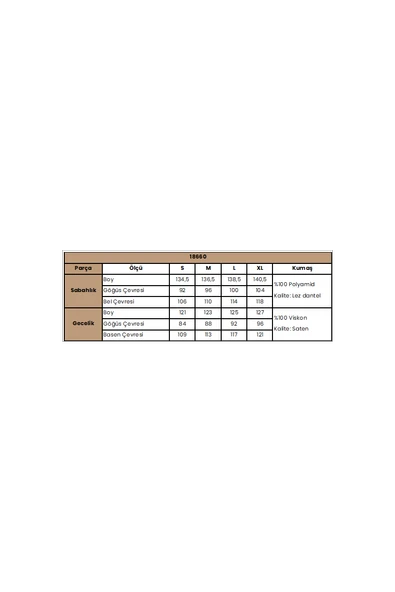 Dantelli ve Dekolteli Saten Sabahlık Takımı - 3
