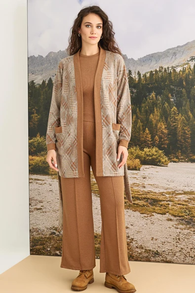 Desenli 3'lü Alt Üst Takım ürün görseli