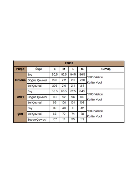 Etnik Desenli 3'lü Alt Üst Takım - 3
