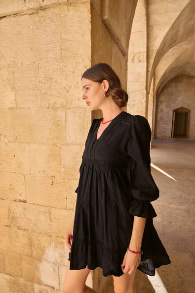 Truvakar Kollu V Yaka Elbise - 6