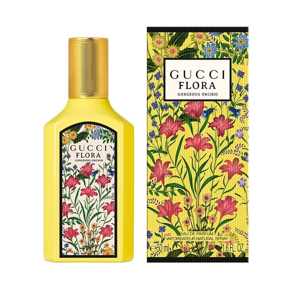 Gucci Flora Gorgeous Orchid EDP 50ML Kadın Parfüm - Resim 2
