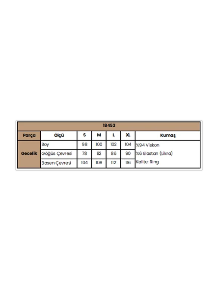 Dantelli Hamile Lohusa Gecelik - 3