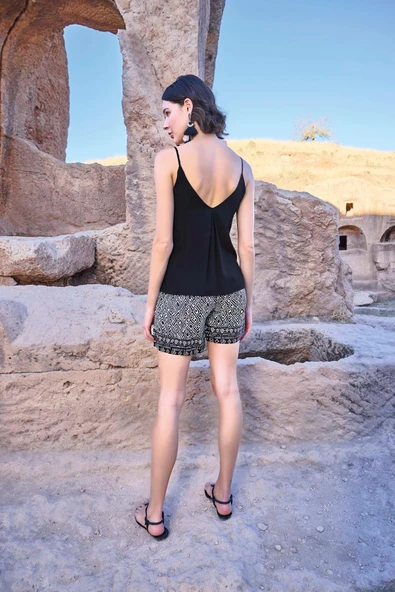 Etnik Desenli 3'lü Alt Üst Takım - 2