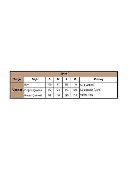 Önü Düğmeli Dantelli Hamile Lohusa Gecelik - 3