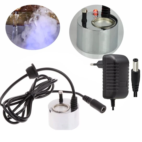 500ml Metal Soğuk Buhar Üreteci, Kuluçka Nem Nozulu 24v+Adaptör - 2