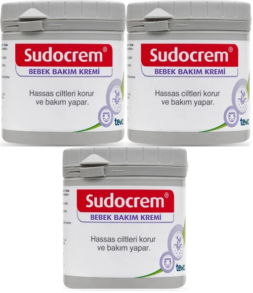 Sudocrem Cilt Bebek Bakım - Pişik Kremi 250GR (3 Lü Set)