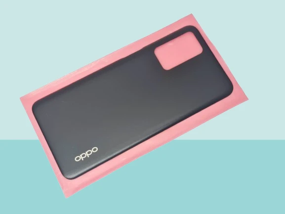 Tkgz - Oppo A55 Arka Pil Batarya Kapağı - SİYAH ürün görseli 1