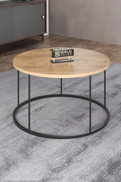 Orta Sehpa Tekli Ve 3'Lü C Zigon Sehpa Kombin Set Ceviz - 2