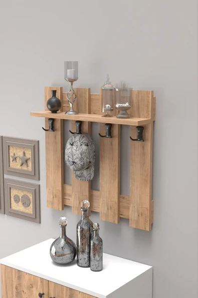 Çit Duvar Askılığı Portmanto Atlantik Çam - 2