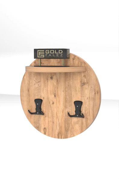 Askılık Duvar Elbise Askılığı Portmanto Üstü Çam - 4