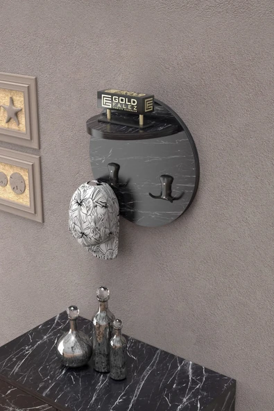 Askılık Duvar Elbise Askılığı Portmanto Üstü Bendir - 2