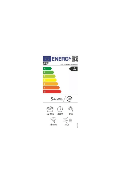 Beko Cmx 12140 A Enerji Sınıfı 12 kg 1400 Devir Çamaşır Makinası - 4