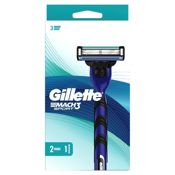 Gillette Mach3 Tıraş Makinesi + Yedek Tıraş Bıçağı 2'li ürün görseli 1