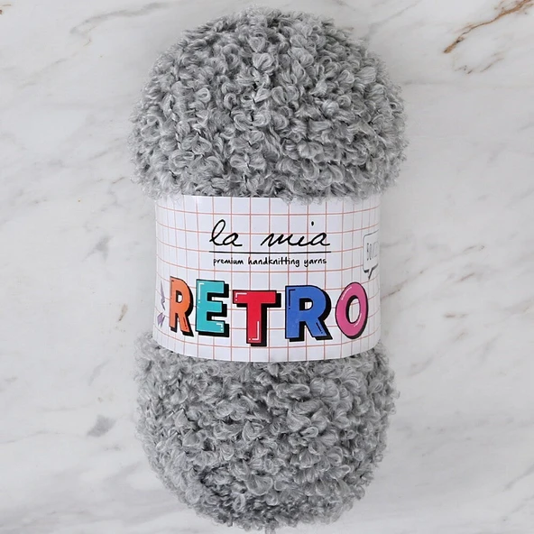 La Mia RETRO Gri El Örgü İpi - LM6805 ürün görseli 1